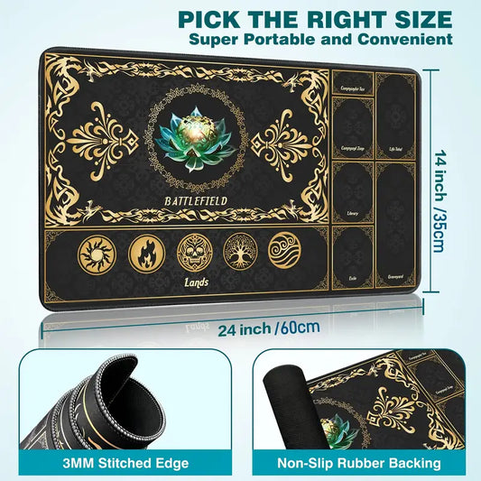 Durable 3mm Thick Rubber Gaming Mat