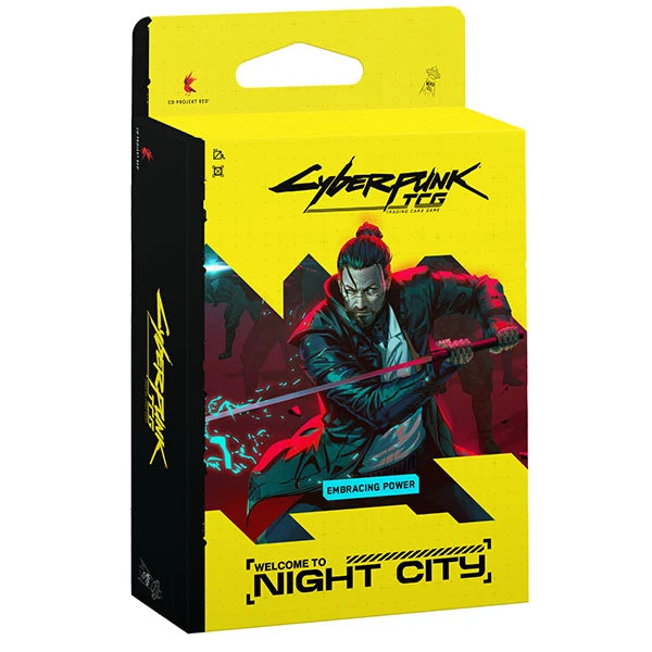 Cyberpunk TCG - Welcome to Night City Starter Deck Display – Embracing Power - Pre Sale 06/11/2026