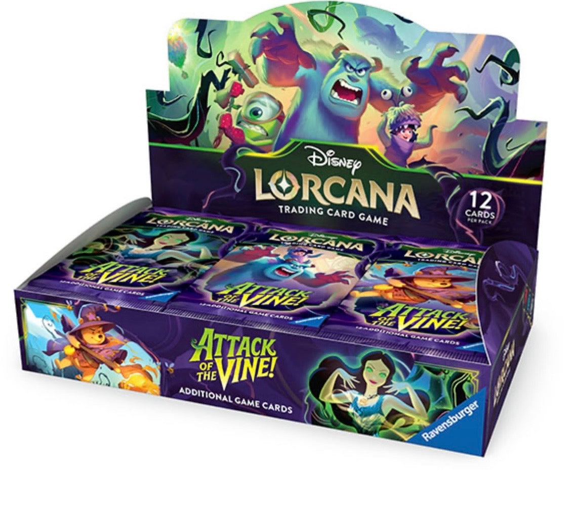 Disney Lorcana TCG - Set 13 Attack of the Vine - Booster Pack (24 Count)