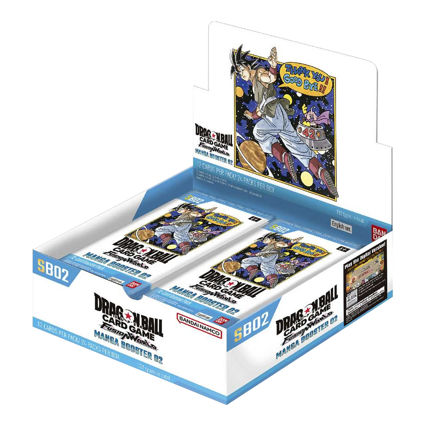 Dragon Ball Super Card Game - Fusion World - SB02 - Manga Booster Box - Opened