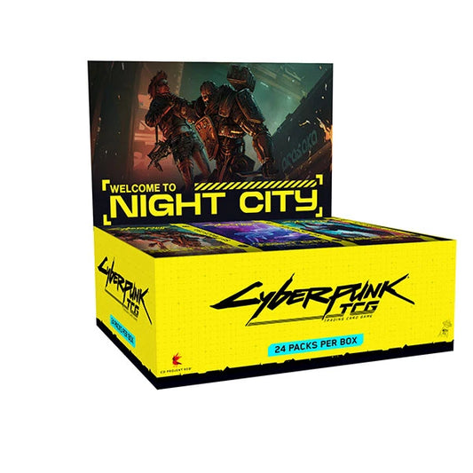 Cyberpunk TCG - Welcome to Night City Retail Booster Display (24 Packs) - Pre Sale 06/11/2026